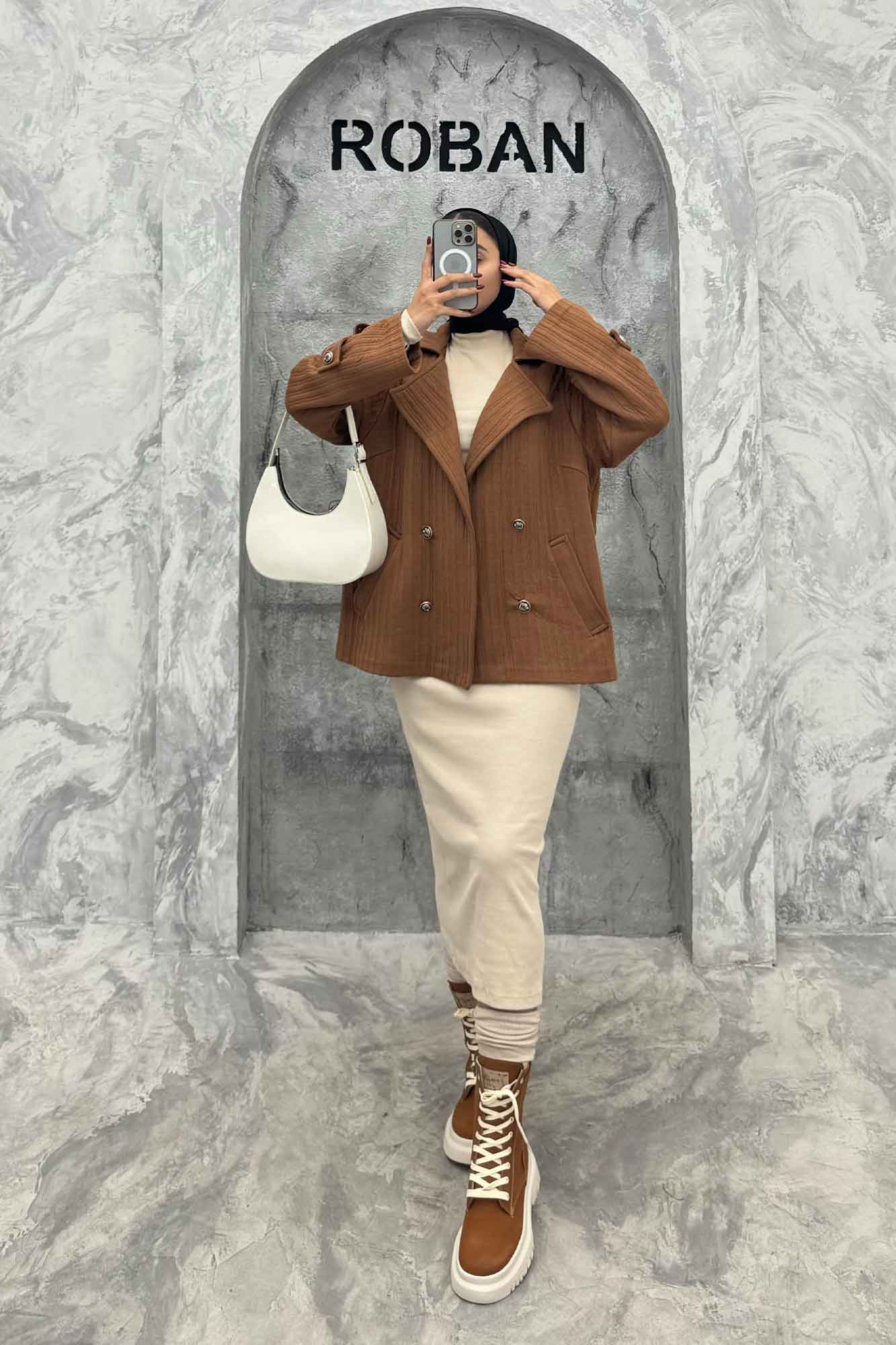 کت دو جیب فیتیله چهار دکمه DIAMANTE طرح راه راه