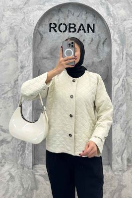 کت فریال لوزی یقه گرد