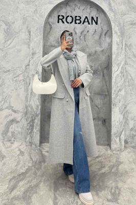 پالتو بلند فوتر طرح جیب ZOYA