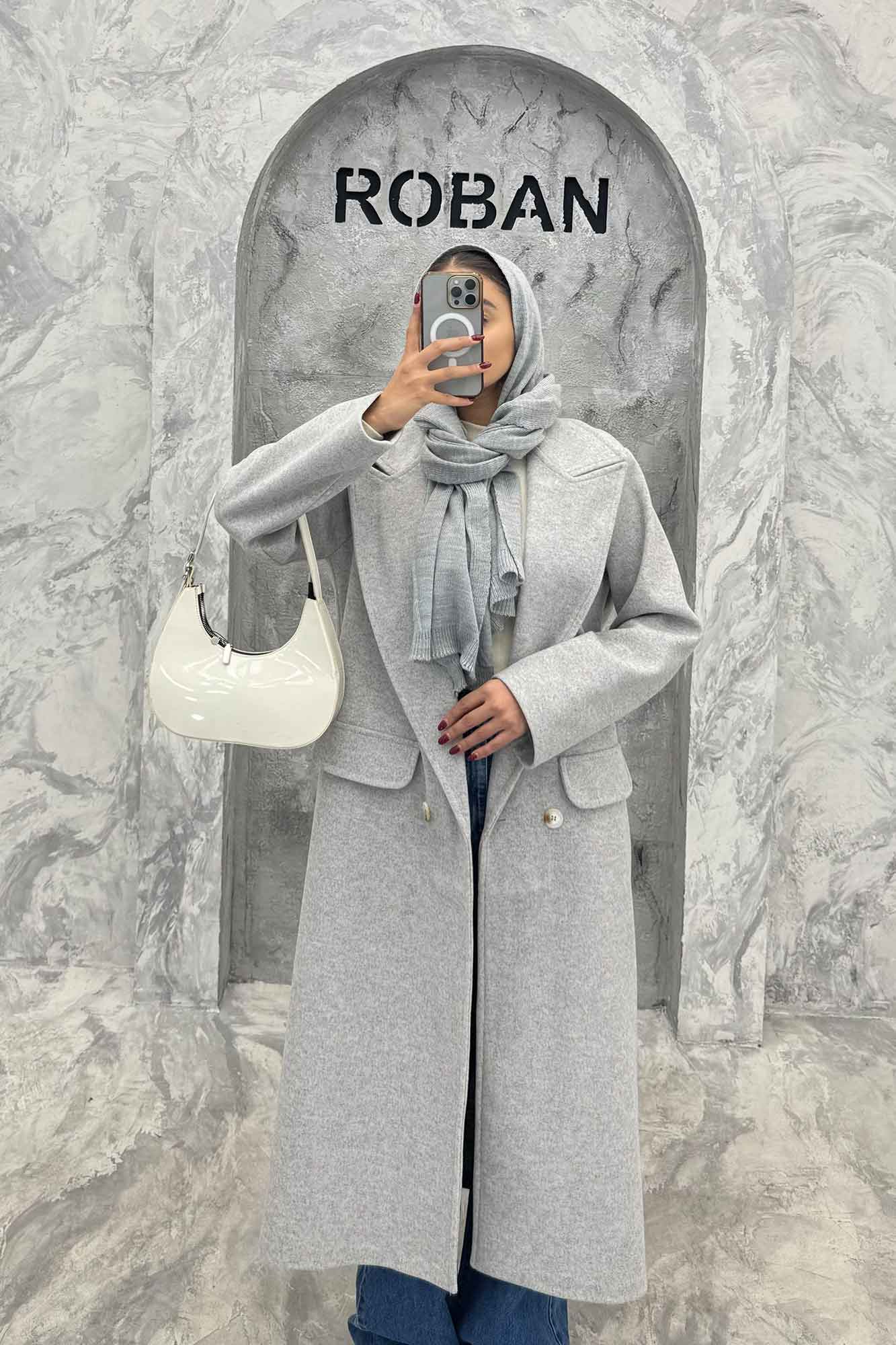 پالتو بلند فوتر طرح جیب ZOYA