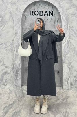 پالتو بلند فوتر طرح جیب ZOYA