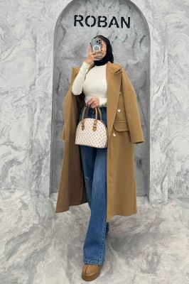 پالتو بلند فوتر طرح جیب ZOYA