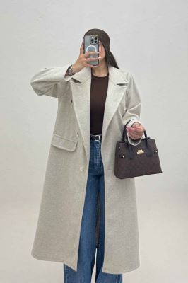 پالتو بلند فوتر طرح جیب ZOYA