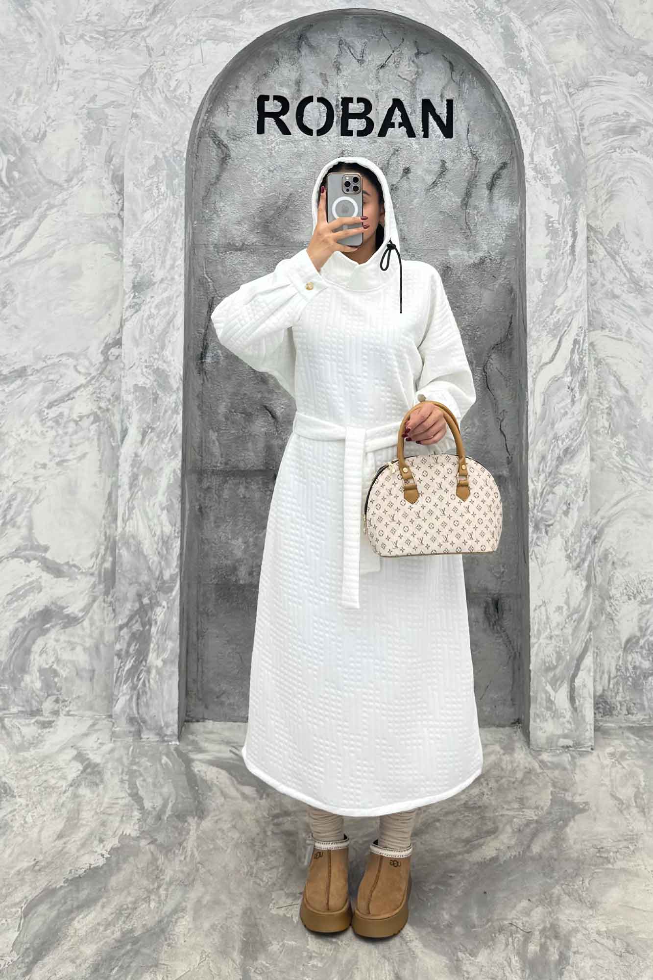 کفتان فیتیله کلاهدار بغل چاک