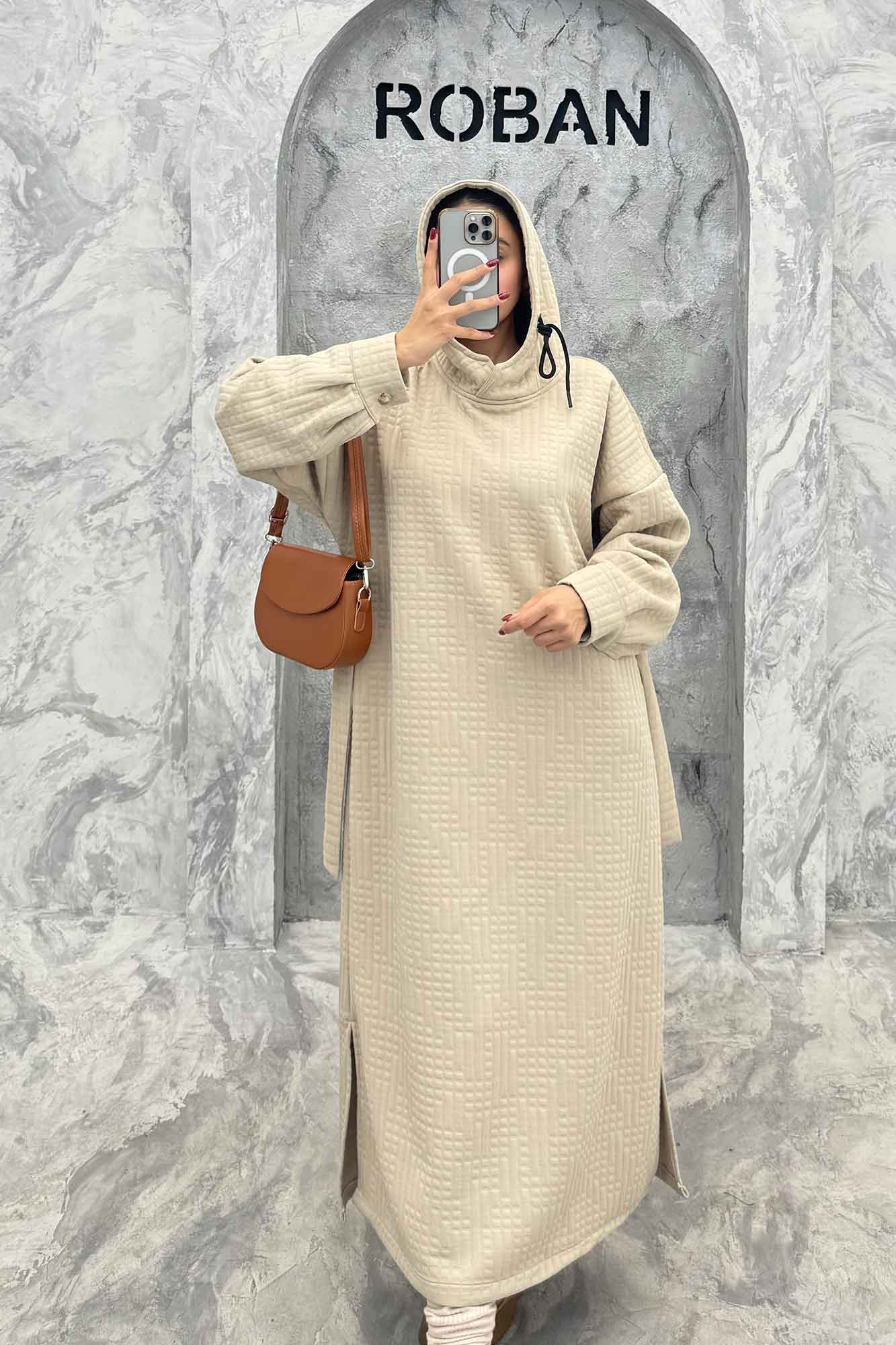 کفتان فیتیله کلاهدار بغل چاک