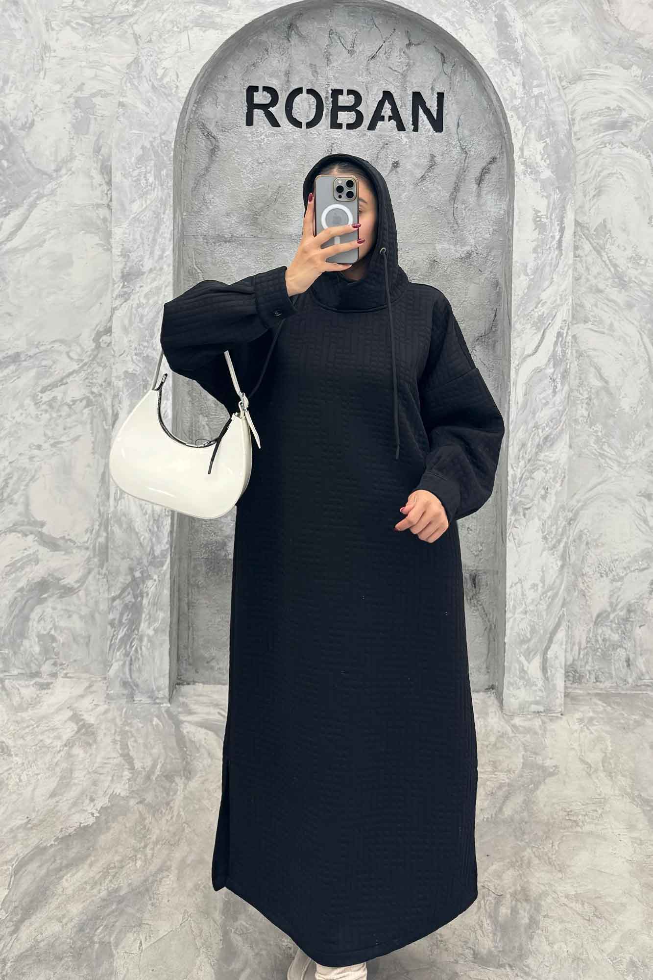 کفتان فیتیله کلاهدار بغل چاک