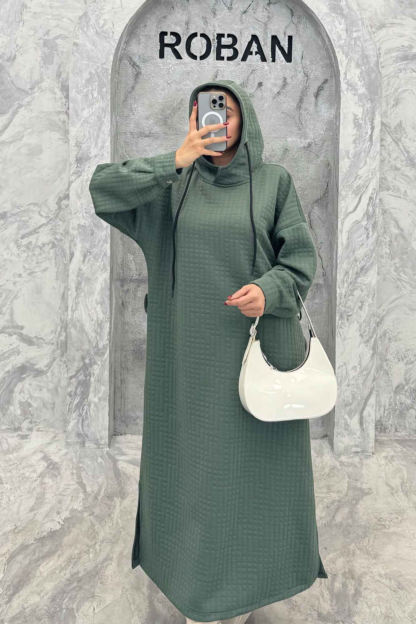 کفتان فیتیله کلاهدار بغل چاک