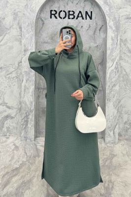 کفتان فیتیله کلاهدار بغل چاک