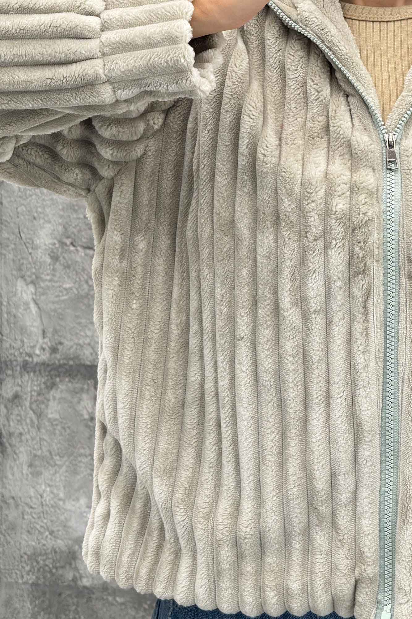 سویشرت زیپدار استرایپ