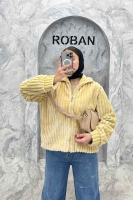 سویشرت زیپدار استرایپ