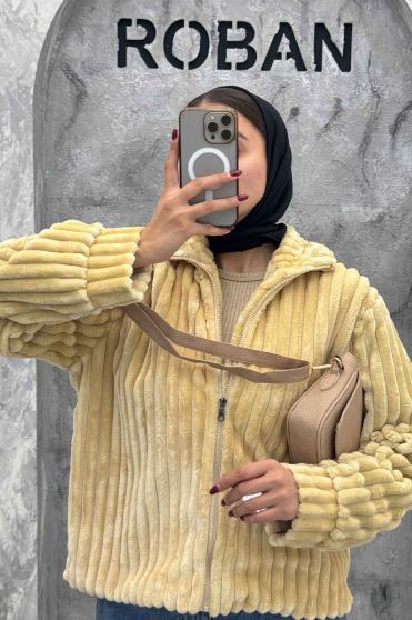 سویشرت زیپدار استرایپ