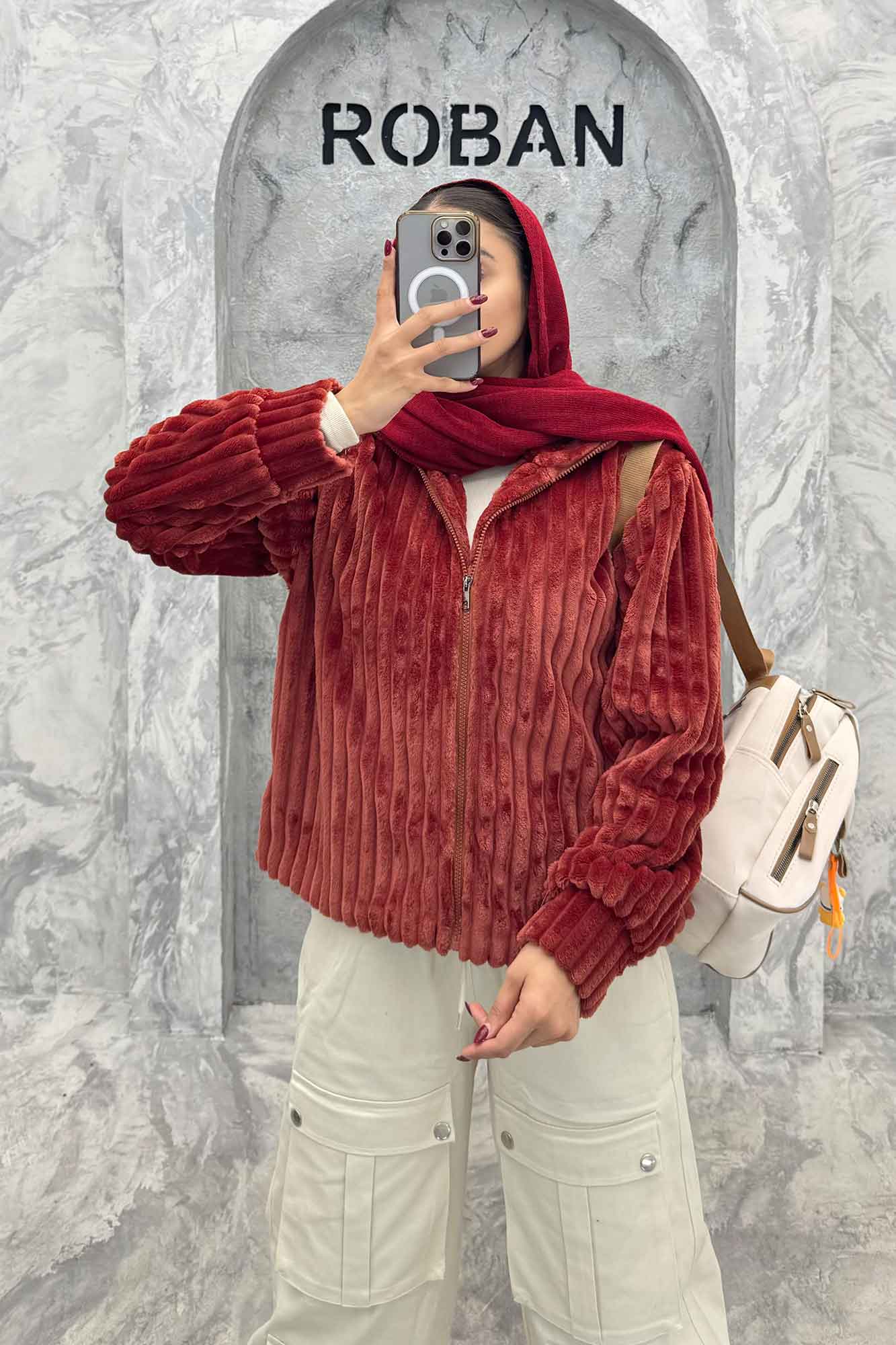 سویشرت زیپدار استرایپ