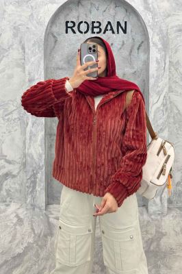 سویشرت زیپدار استرایپ