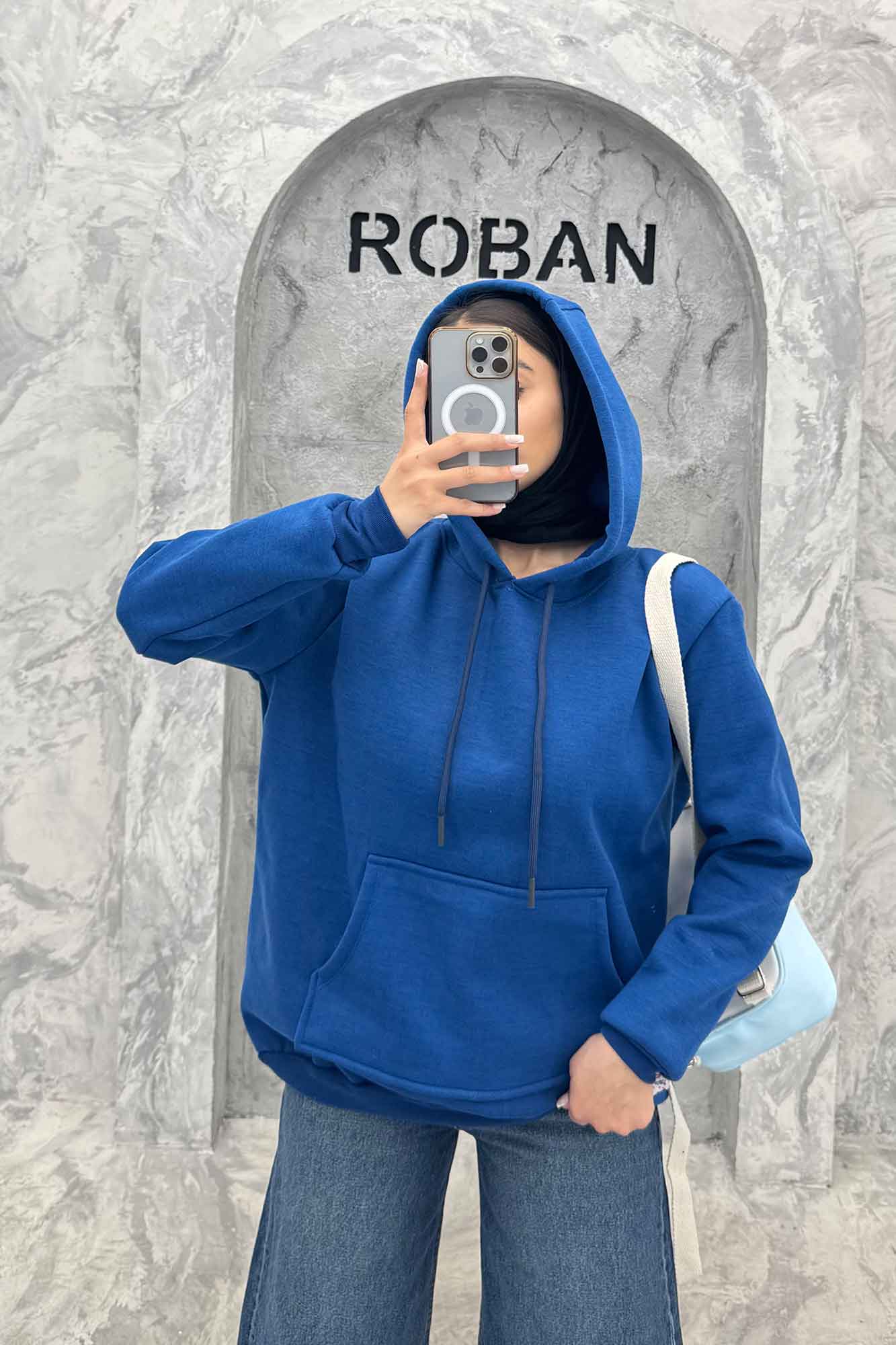 هودی کلاهدار جیب کانگورویی