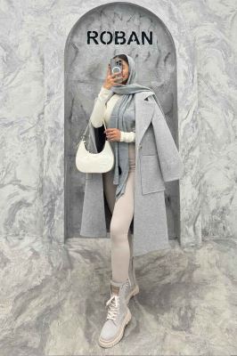 پالتو بلند فوتر دو جیب مچ هفتی