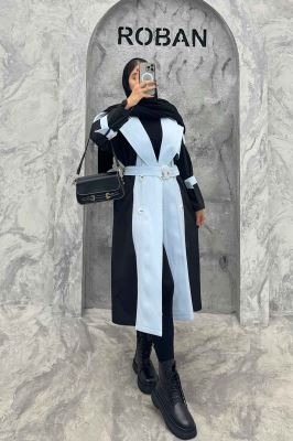 بارانی بلند ترکیبی سانتانا و کتان