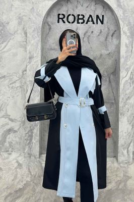 بارانی بلند ترکیبی سانتانا و کتان