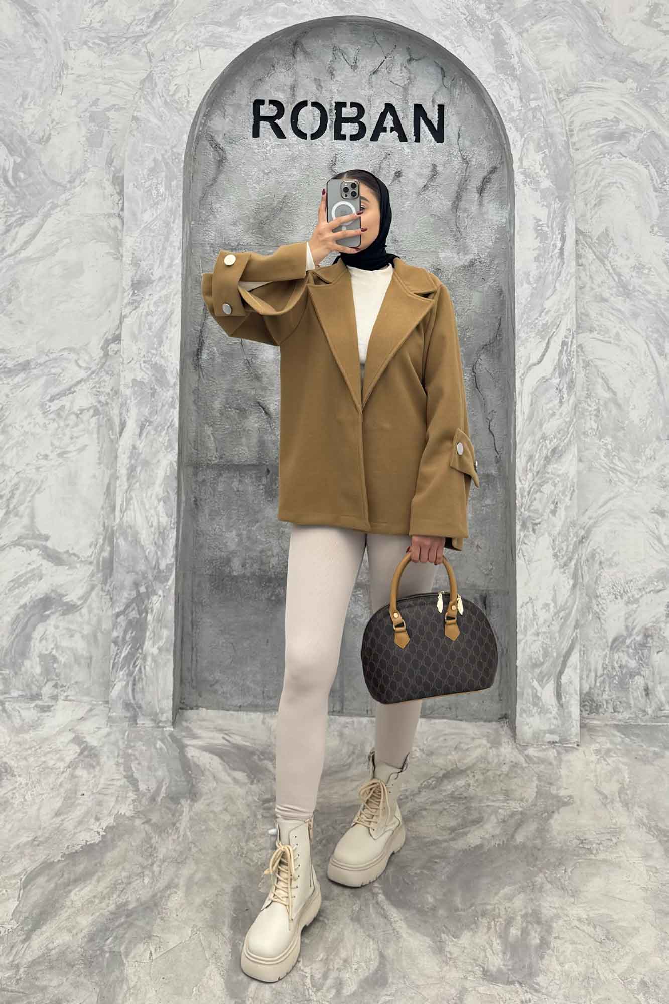 کت فوتر آستین تمام چاک BEST