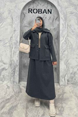 کت فوتر دو جیب پاکتی ZHOOBI