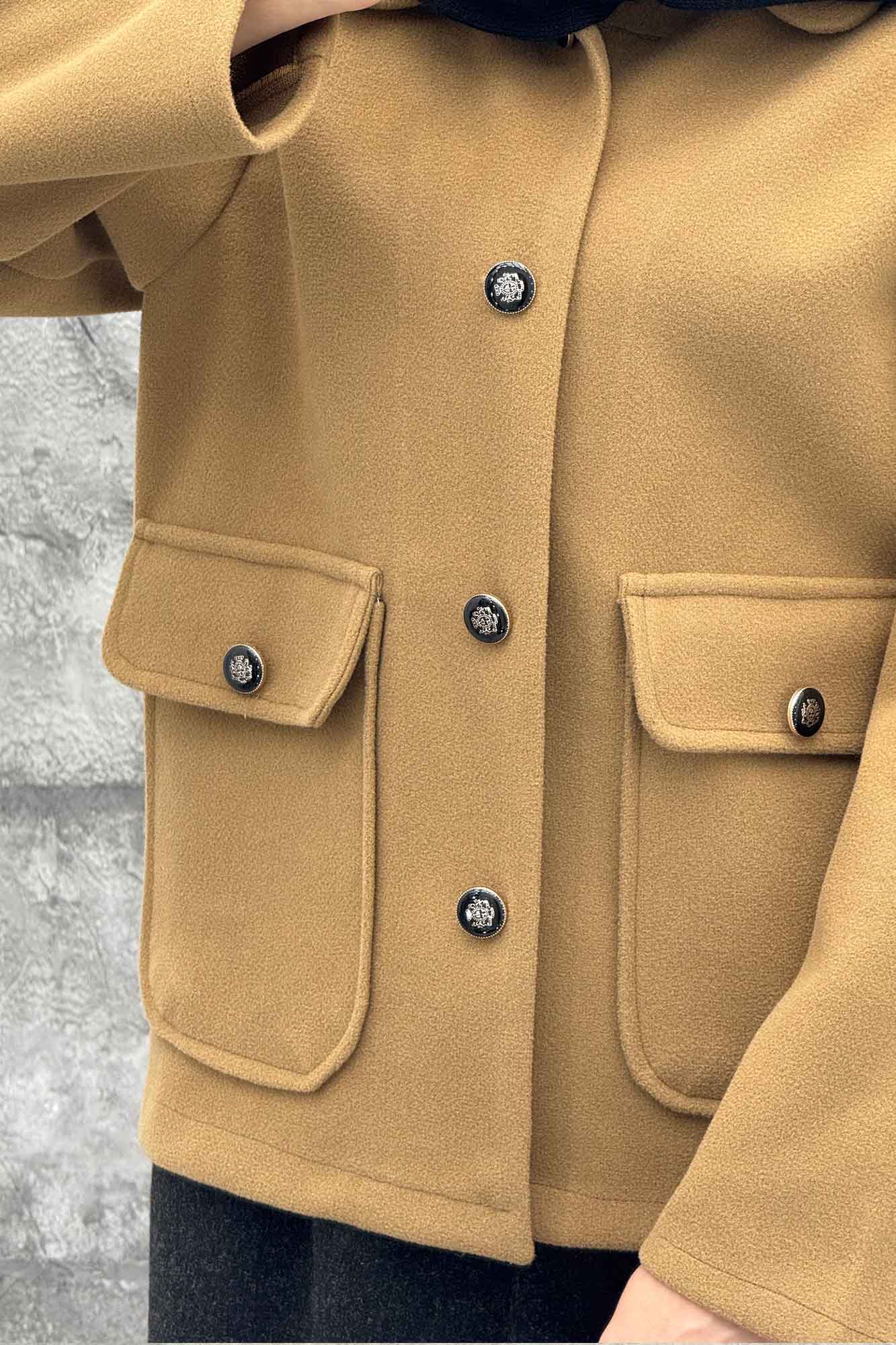 کت فوتر دو جیب پاکتی ZHOOBI