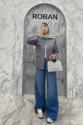 کت سوییت چهار جیب یقه سه سانت