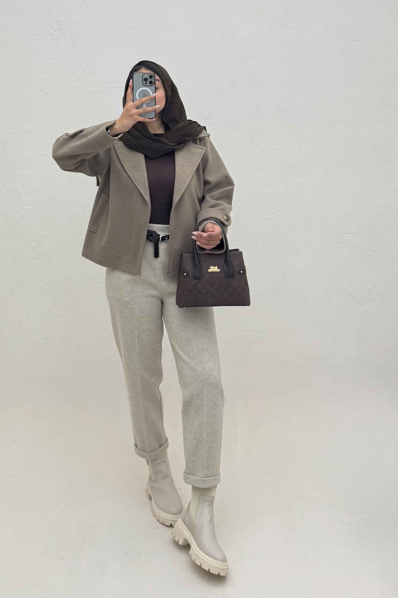 کت کوتاه فوتر دو جیب JOLIA