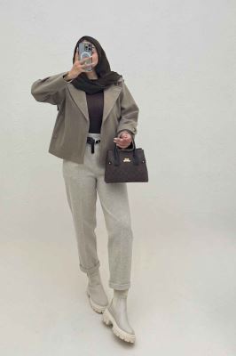 کت کوتاه فوتر دو جیب JOLIA