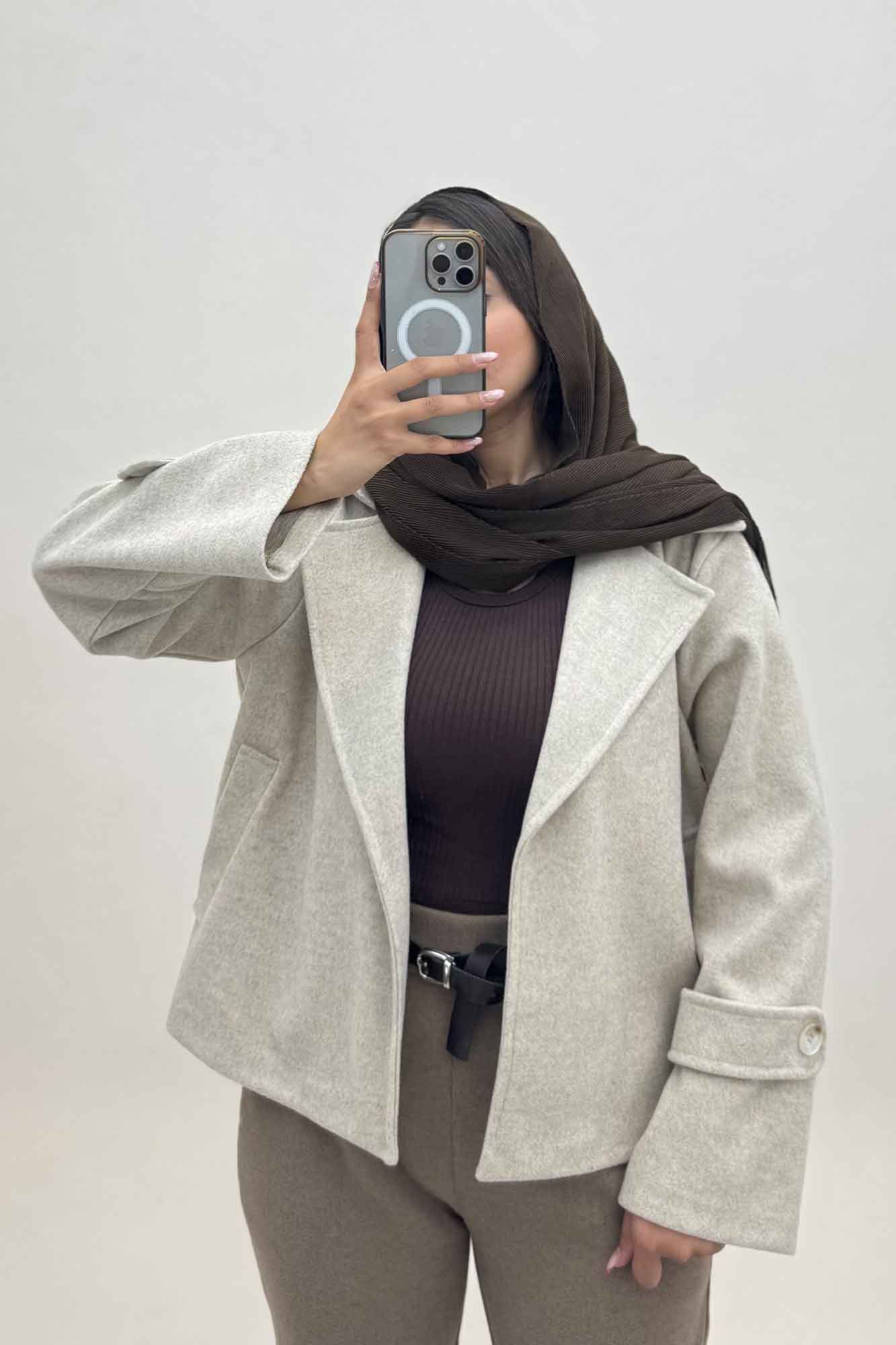 کت کوتاه فوتر دو جیب JOLIA