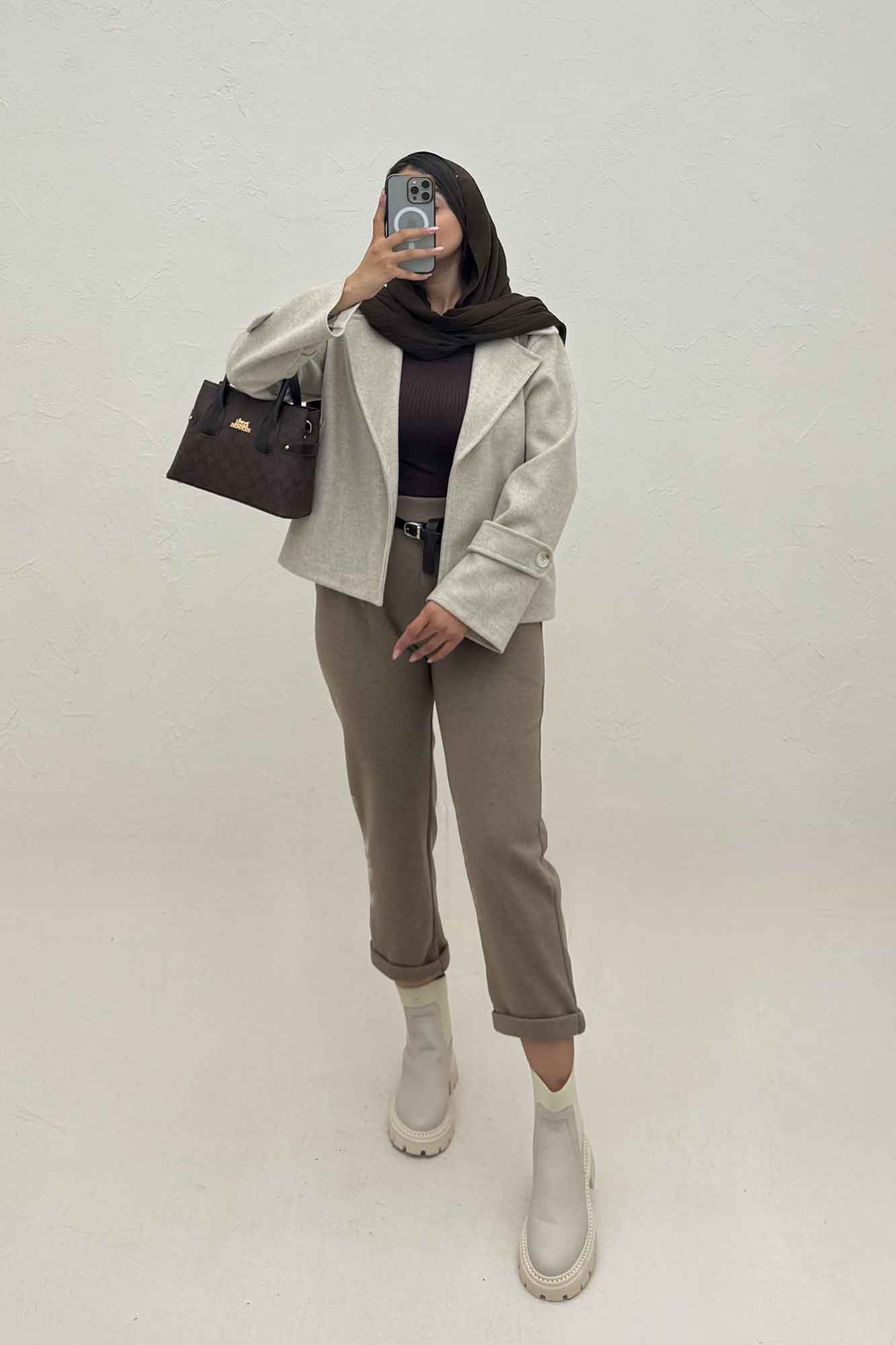 کت کوتاه فوتر دو جیب JOLIA