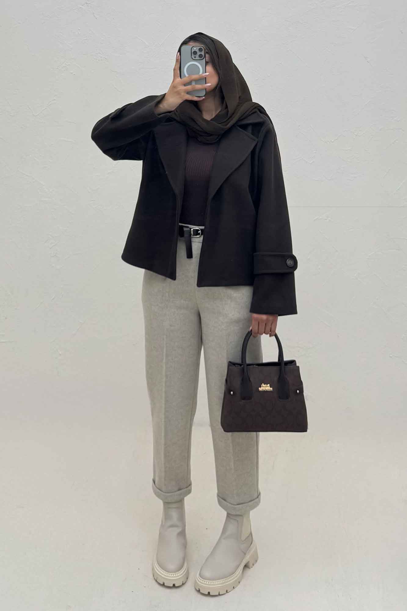 کت کوتاه فوتر دو جیب JOLIA