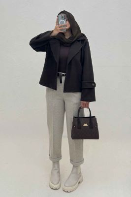 کت کوتاه فوتر دو جیب JOLIA