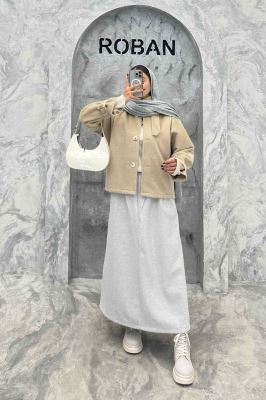 کت توییت پشمی سه دکمه MILA