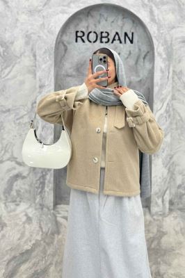 کت توییت پشمی سه دکمه MILA