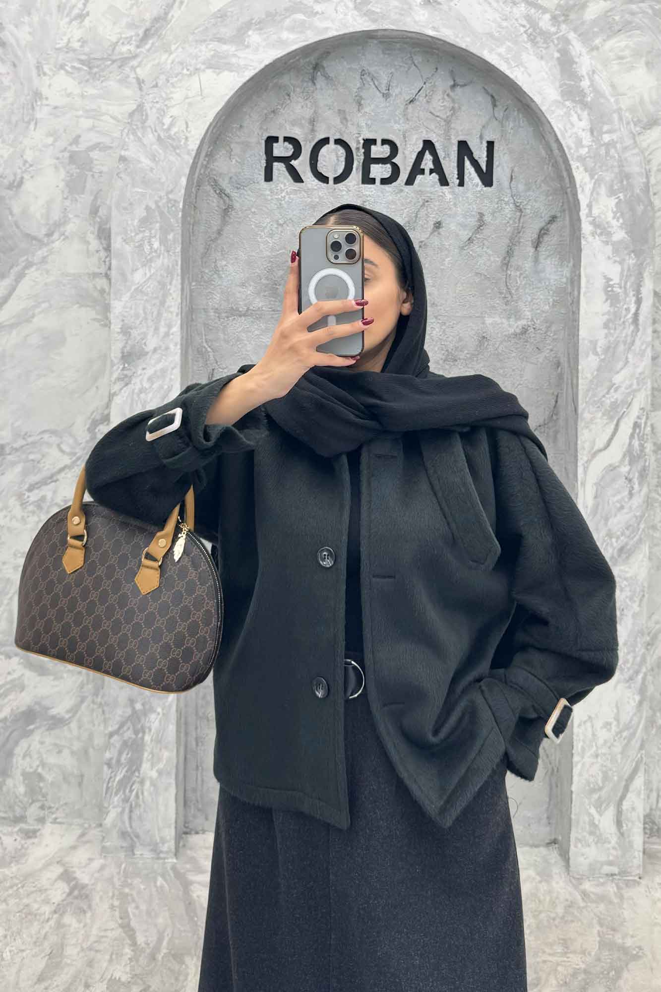 کت توییت پشمی سه دکمه MILA