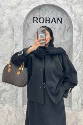 کت توییت پشمی سه دکمه MILA