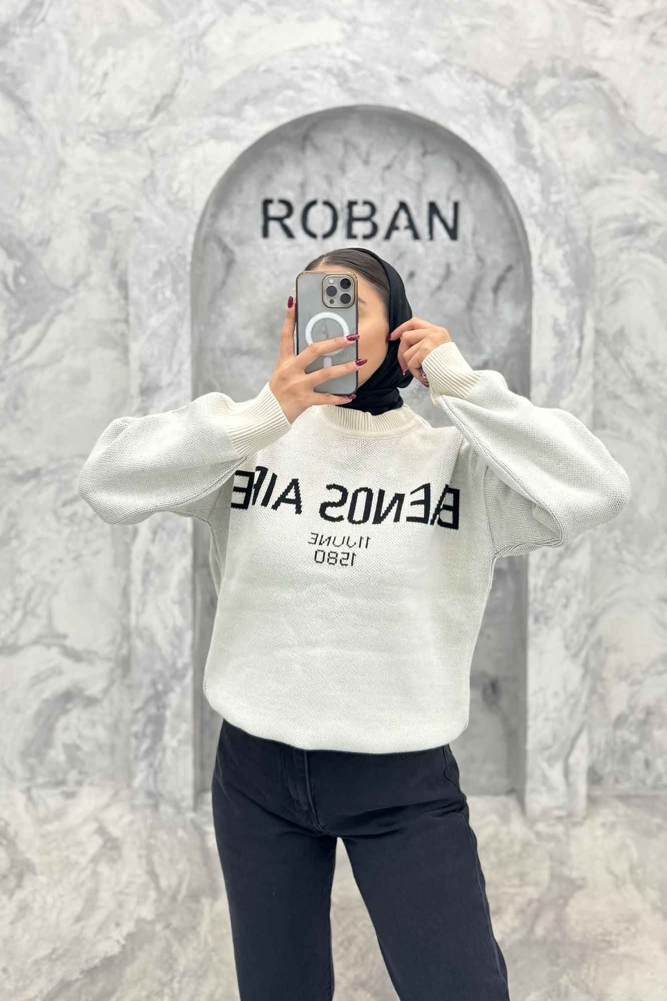 بلوز بافت یقه سه سانت 1580