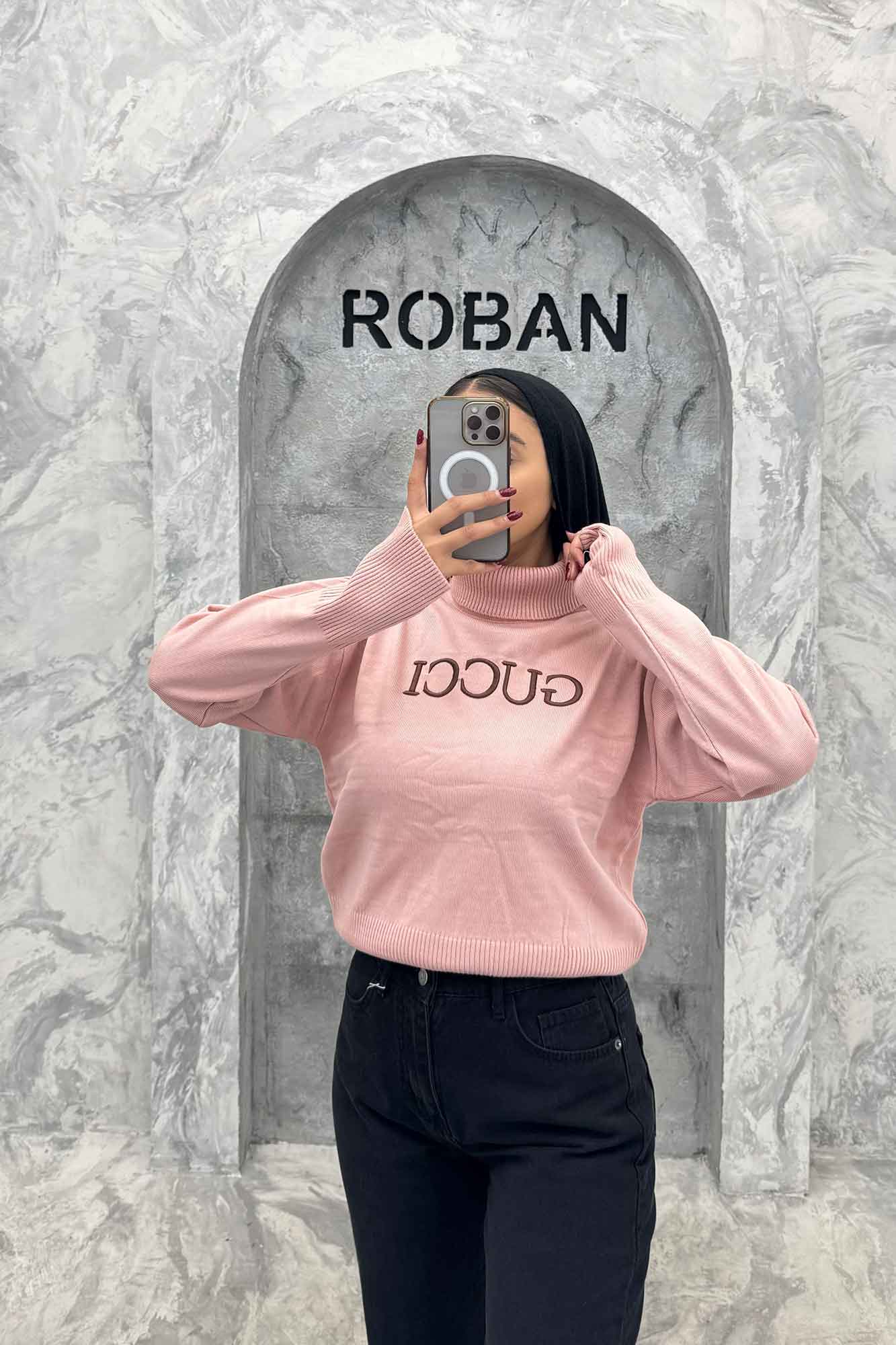 بلوز بافت یقه اسکی GUCCI