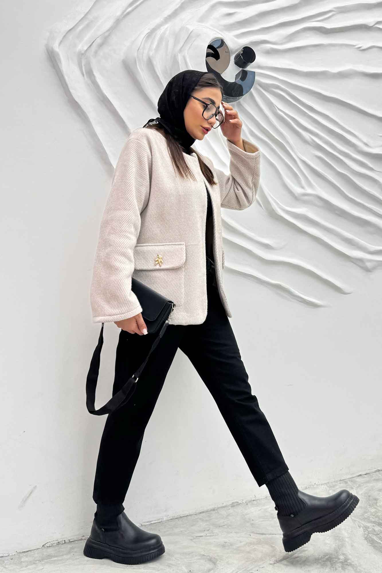 کت لمزور دو جیب پاکتی خرجکار تدی