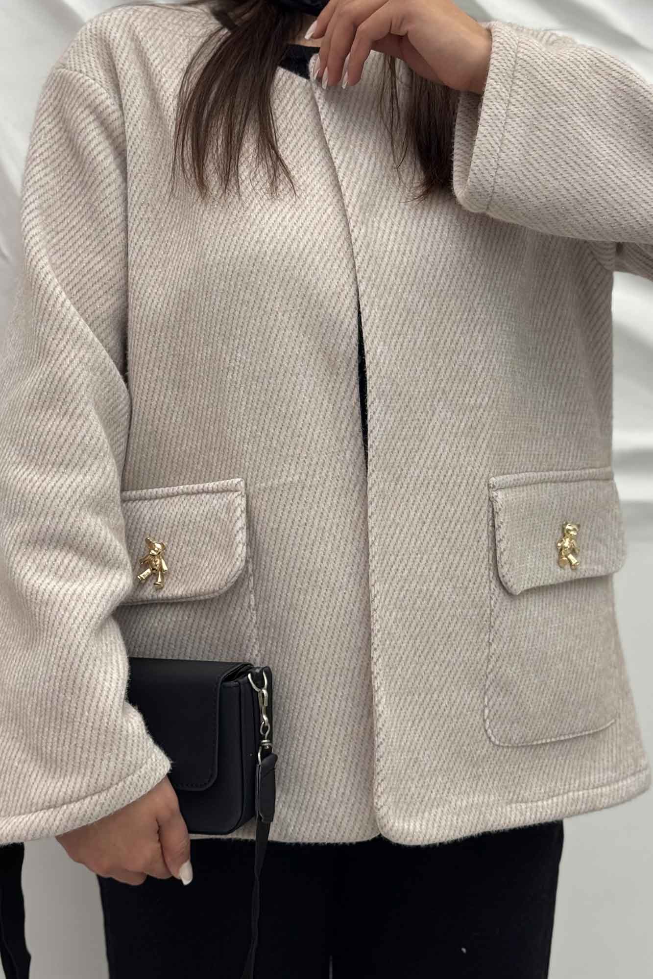 کت لمزور دو جیب پاکتی خرجکار تدی