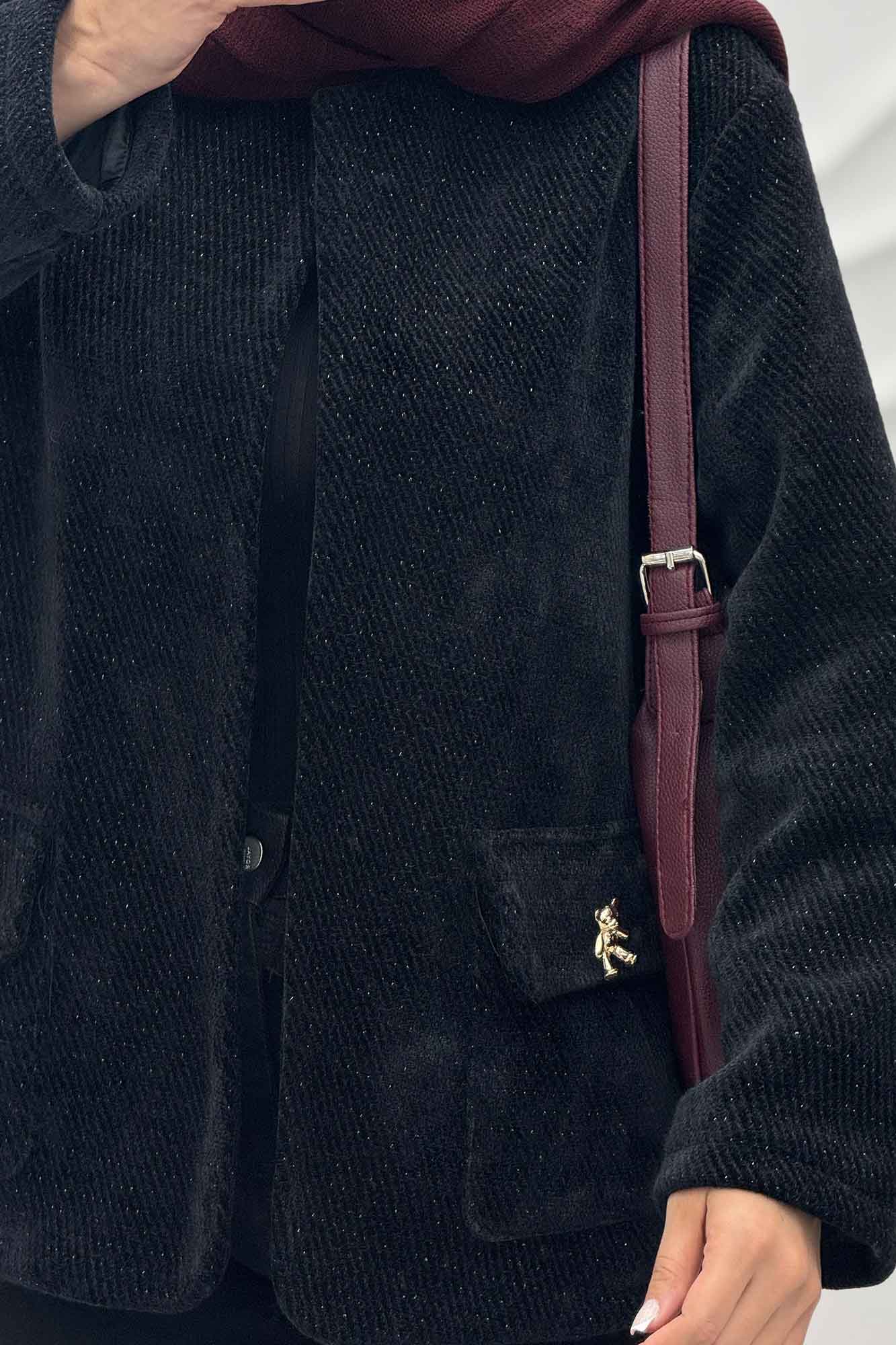 کت لمزور دو جیب پاکتی خرجکار تدی