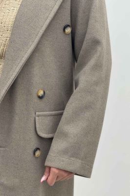 پالتو بلند فوتر طرح جیب ZOYA