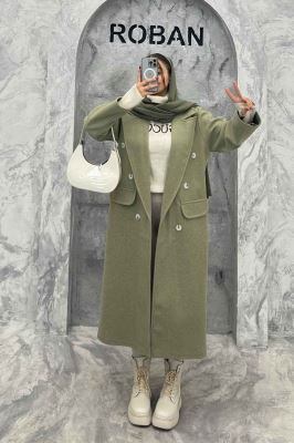 پالتو بلند فوتر طرح جیب ZOYA