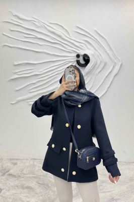 کت فوتر آستر دار آستین طنابی