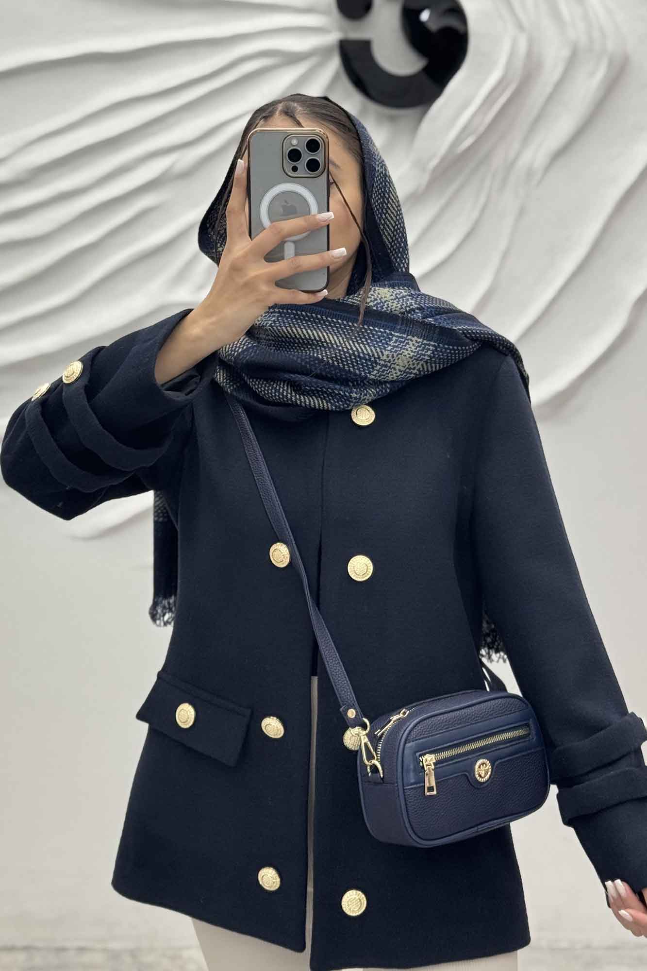 کت فوتر آستر دار آستین طنابی