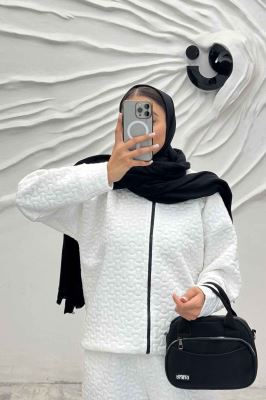 ست سویشرت و شلوار کلاهدار فریال RB