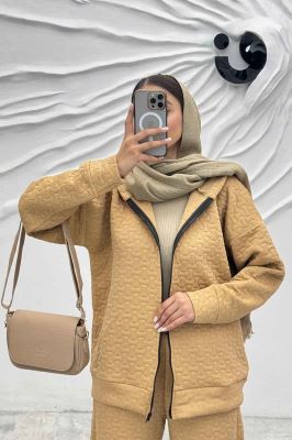 ست سویشرت و شلوار کلاهدار فریال RB