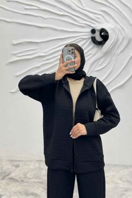 ست سویشرت و شلوار کلاهدار فریال RB