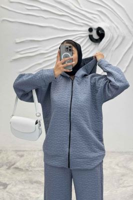 ست سویشرت و شلوار کلاهدار فریال RB