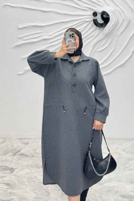 کفتان روناک کمرگت دار سه دکمه RB