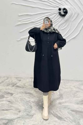 کفتان روناک کمرگت دار سه دکمه RB